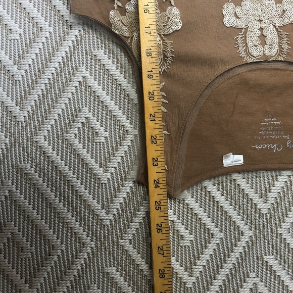 Chico's Lace Embroidered Sequin Embellished Tank - Picture 6 of 11